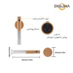 چراغ اضطراری و تزئینی مدل ILS-08 طرح چوب