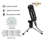 میکروفون کاردیود مدل رو میزی کد USB-MINIPAY