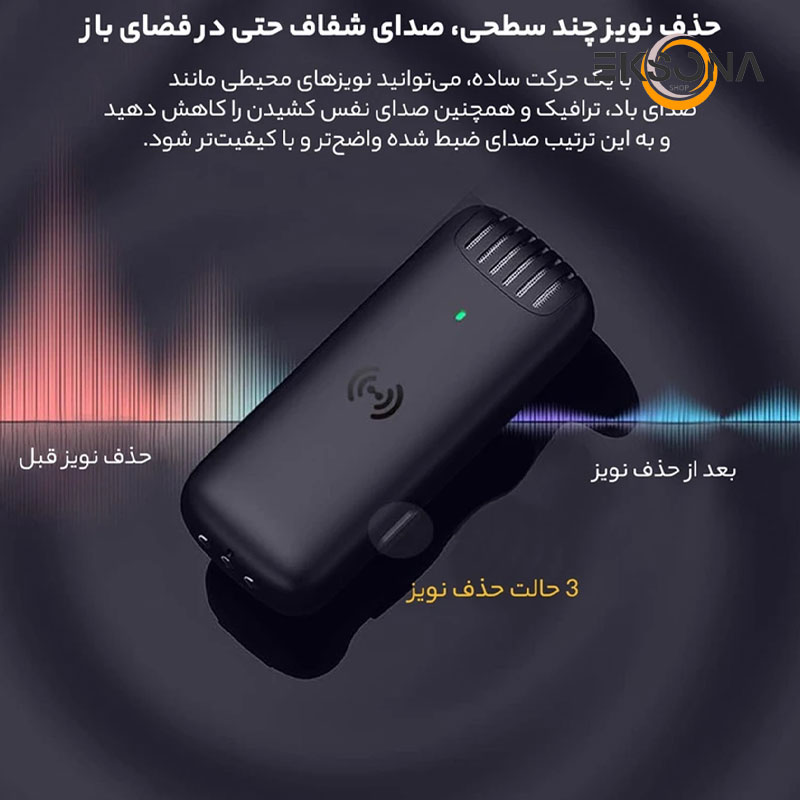 ست میکروفن بی سیم لومیز مدل J11