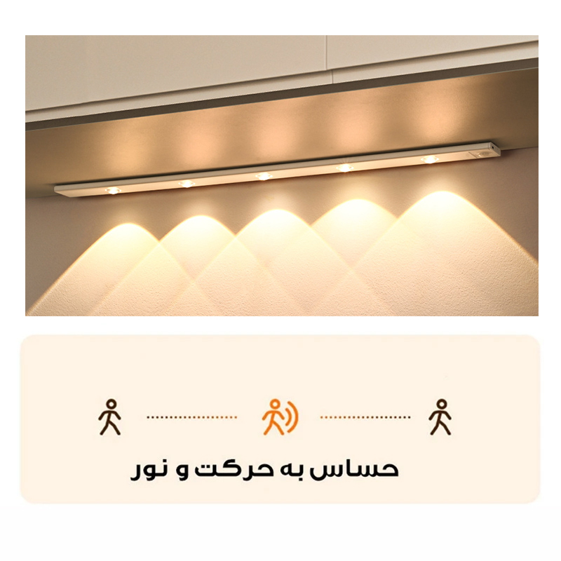 چراغ ال ای دی مدل زیر کابینتی کد LED6-60CM