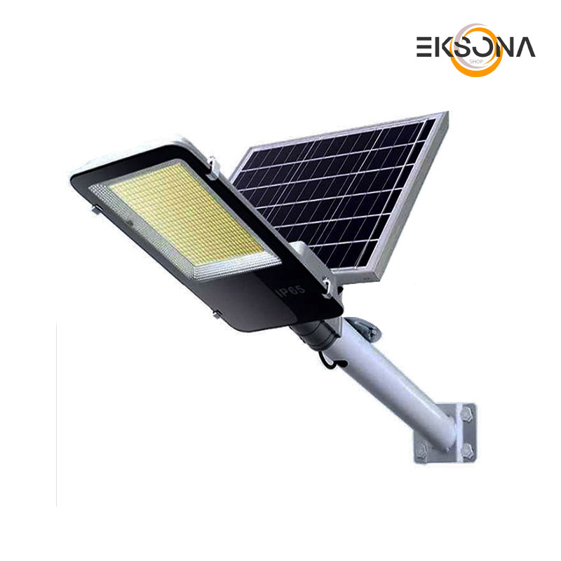 چراغ خیابانی خورشیدی 300 وات مدل ST-IP67 به همراه پنل خورشیدی