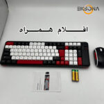 ست کیبورد و ماوس بی سیم مدل QW06