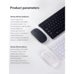 کیبورد و ماوس بیسیم مدل KB_201