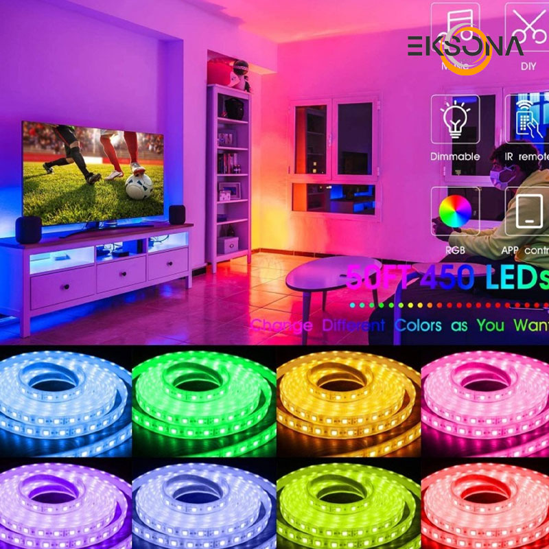 ریسه ال ای لومیز مدل SmartStrip-44key-40m bluetooth