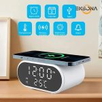 ساعت رومیزی وایرلس شارژر مدل AY-CL