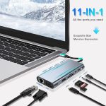 هاب 11 پورت USB-C مدل SUPPORT 4K