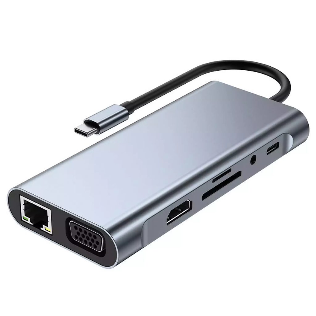 هاب 11 پورت USB-C مدل SUPPORT 4K