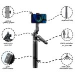 پایه نگهدارنده گوشی موبایل و تبلت مدل A-14 1.8M