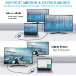 مبدل USB-C به HDMI/VGA مدل DJ61316