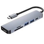 هاب ۶ پورت USB-c مدل szvivid
