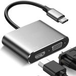 مبدل USB-C به HDMI/VGA مدل DJ61316