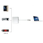 هاب 3 پورت USB-C مدل MUL TIPOPR