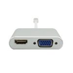مبدل USB-C به HDMI/VGA مدل ph3206
