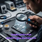ذره بین مدل چراغ دار کد 80Mm