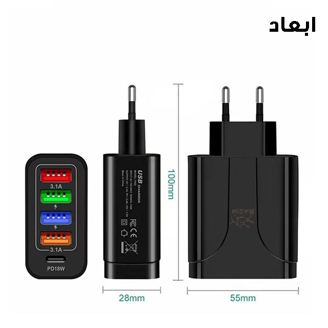 شارژر دیواری 48 وات راسین مدل F002
