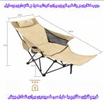 صندلی تاشو سفری جانگل آنجل مدل Comfort Pro ارتفاع پایه 50 سانتی متر