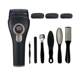 سنگ پا برقی مدل YC-012 به همراه ست پدیکور بسته 10 عددی