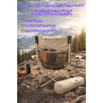 صندلی تاشو سفری جانگل آنجل مدل Comfort Pro ارتفاع پایه 50 سانتی متر