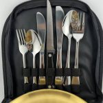مجموعه ظروف سفری 2 نفره کد Stainless steel