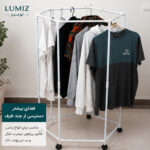 رگال لباس لومیز مدل YH9913-1A طرح شش‌ضلعی طول 70 سانتی متر