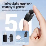 ست میکروفن بی سیم مدل SX35 mini با درگاه اتصال تایپ سی