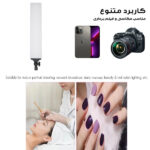 نور ثابت ال ای دی مدل RL100-8806 به همراه سه پایه نگهدارنده